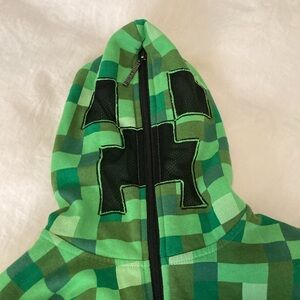 Minecraft zipper hoodie